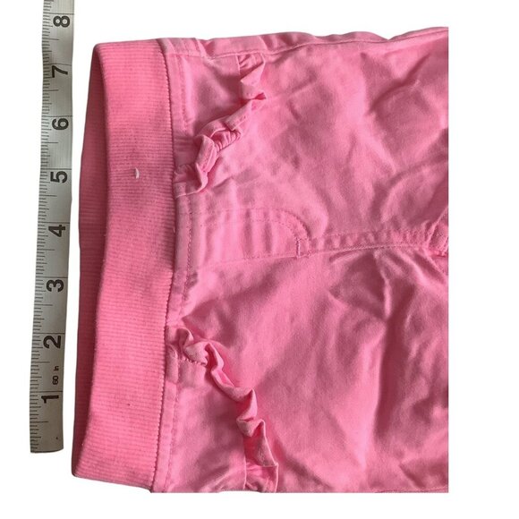 Garanimals Baby Girl Pink Ruffled Pants Size 3-6M Elastic Waist Cotton Blend - Picture 9 of 11